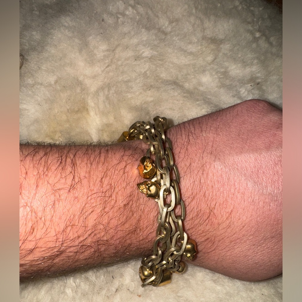 Alexander McQueen skull bracelet chain-link - Picture 5 of 5
